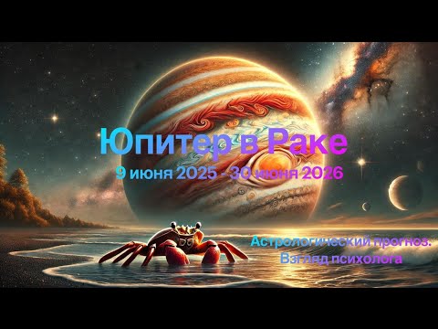 Видео: ЮПИТЕР В РАКЕ 2025 Удача и успех ждут вас