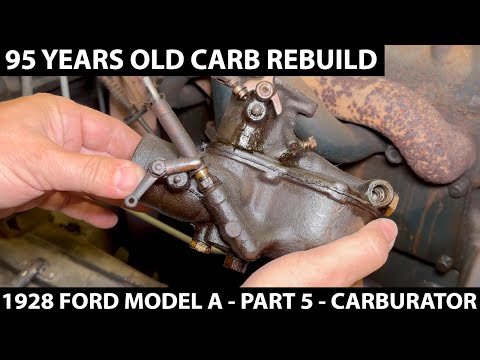 Видео: Ford Model A 1928 года — карбюратор