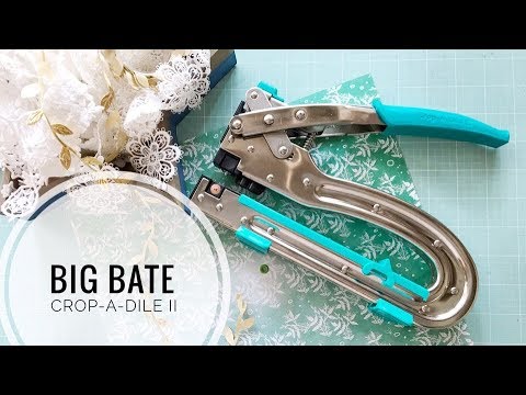 Видео: Установщик люверсов Big Bate Crop-A-Dile // Скрапбукинг
