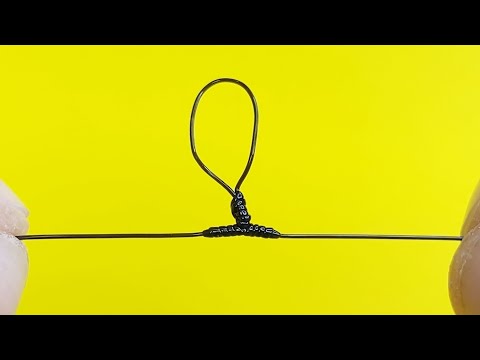 Видео: Используй этот крутой лайфхак и твои крючки никогда не запутаются. Рыболовный узел коромысло. 4k