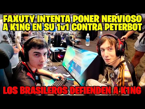 Видео: FAXUTY пытается раскрыть K1NG в поединке 1 на 1 против Питербота, а бразильцы защищают K1NG