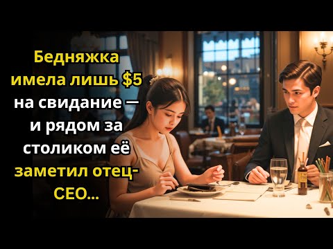 Видео: Бедняжка имела лишь $5 на свидание — и рядом за столиком её заметил отец-CEO…