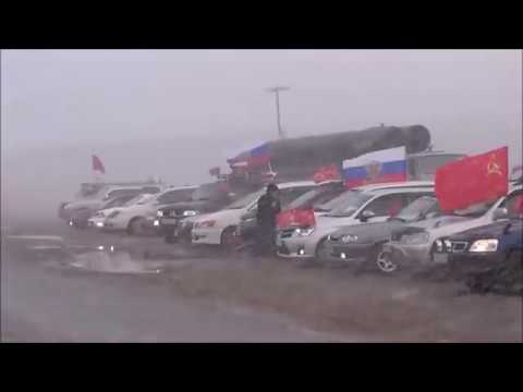 Видео: Автопробег на 9 мая п  Жигалово 2019