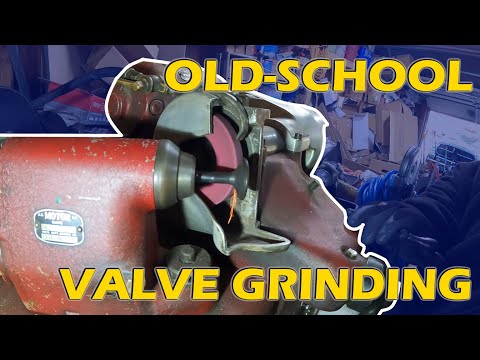 Видео: Шлифовка клапанов с помощью станка для обработки поверхностей клапанов Black and Decker старой школы