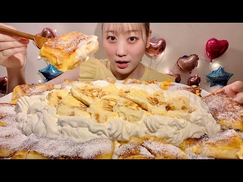 Видео: ASMR французский тост【русские субтитры】【Mukbang/ Eating Sounds】