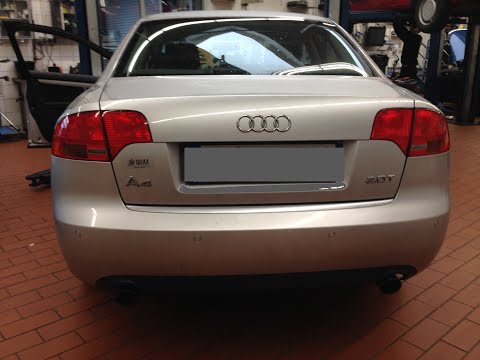 Видео: Audi A4 B6 B7 00-07 седан установка фаркопа/saloon towbar installation/Anhängerkupplung Einbau