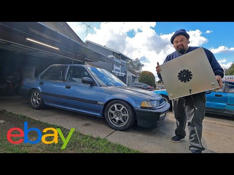 Видео: Модифицированный топливный элемент EBAY на 15 галлонов с креплением STOCK | Седан K20 EF