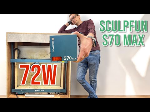Видео: Sculpfun S70 Max — гравер, который прожигает всё!