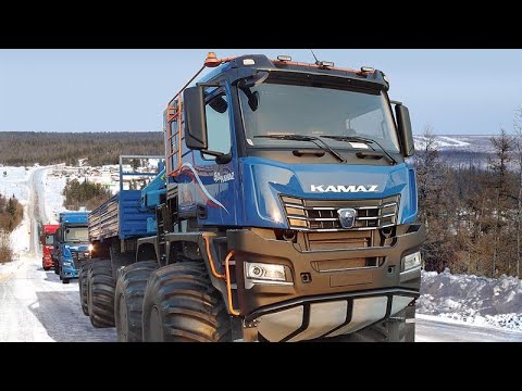 Видео: Рождён для снега и льда: КАМАЗ Арктика