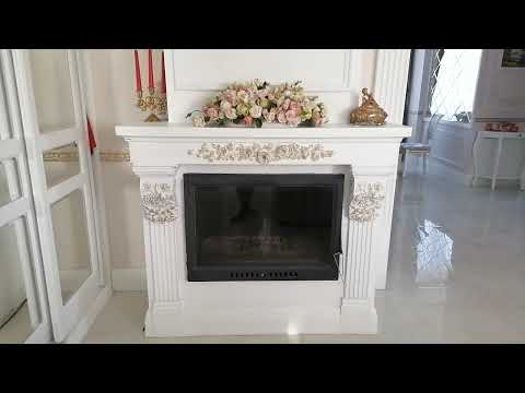Видео: Декорируем дровяной камин барельефом.
