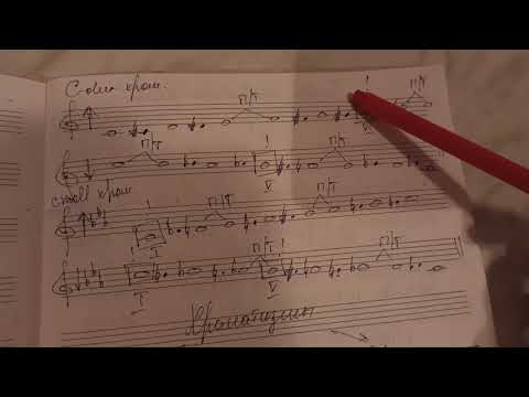 Видео: Хроматическая гамма. Модуляции. Мелодия.