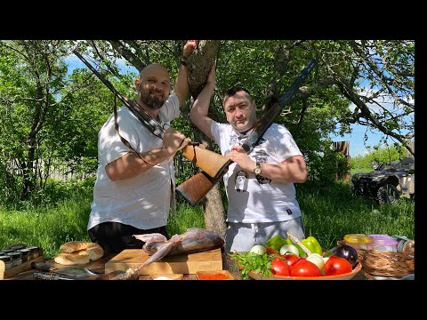 Видео: ЗАЯЦ ПО КАВКАЗСКИ,С ОВОЩАМИ!!!в гостях у @Wood People