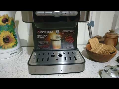 Видео: Кофеварка рожкового типа Endever Costa 1065!
