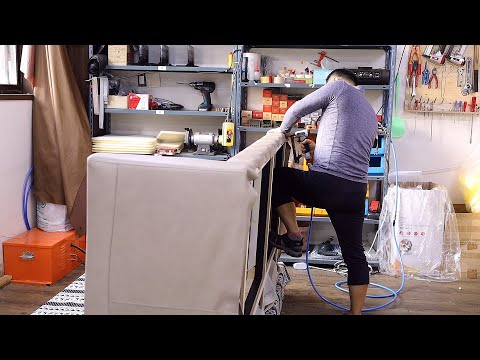 Видео: Процесс изготовления дивана на корейской фабрике