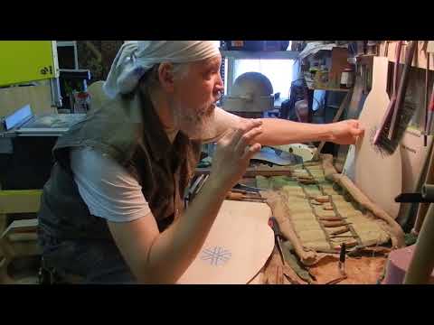 Видео: Изготовление лютневой розетки.