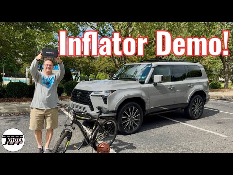 Видео: ОТЛИЧНАЯ демонстрация насоса для накачки шин: насос для накачки шин Lasfit AIR TK1!