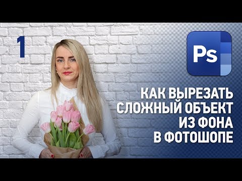 Видео: Как вырезать сложный объект из фона в Фотошопе. Уроки Фотошопа.