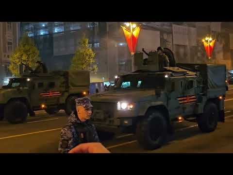 Видео: Парад победы в Москве. Репетиция 03.05.25