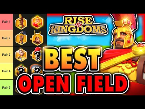 Видео: Лучшие пары 5 и 7 командиров OPEN FIELD в Rise of Kingdoms