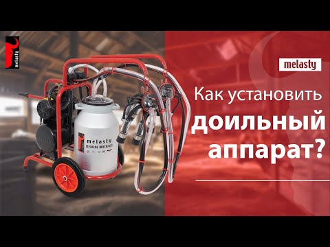 Видео: Как установить доильный аппарат?