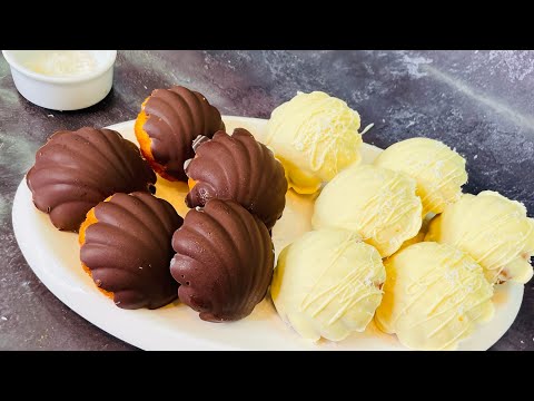 Видео: Французское Классическое печенье Мадлен💫👌в Шоколаде 🤤Кокосовый 🥥и Классика 💫