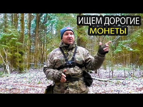 Видео: ИЩЕМ ДОРОГИЕ МОНЕТЫ. КОП В ЛЕСУ. КЛАДОИСКАТЕЛЬ РУСЯ