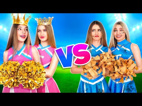 Видео: Бедная Популярная vs Богатая Непопулярная Чирлидерша! Все Типы Чирлидерш в Одном Колледже