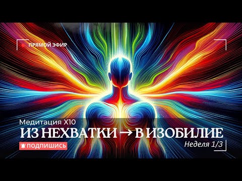 Видео: Медитация "Квантовый рост"| Неделя 1/3 Переход в Изобилие #осознанность #изобилие #деньги #энергия