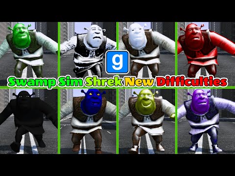 Видео: Gmod: Шрек с новыми сложностями // Воспоминание, Неизвестный, Цитадель, Безумный █ Garry's Mod █