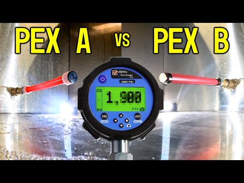 Видео: Что лучше PEX A или PEX B | Испытание давлением