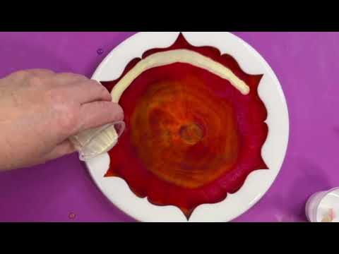 Видео: Магия заливки смолой: создание розовой сверхновой звезды по мотивам @petrajongbloed4425 @Marie-Lo...