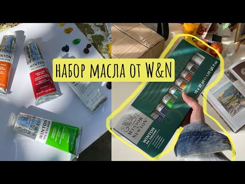 Видео: обзор масляных красок от Winsor&Newton🐯