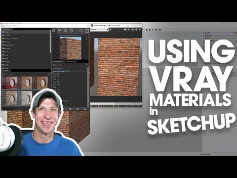 Видео: Начало работы с рендерингом в Vray (EP 2) — ДОБАВЛЕНИЕ МАТЕРИАЛОВ VRAY В SKETCHUP!
