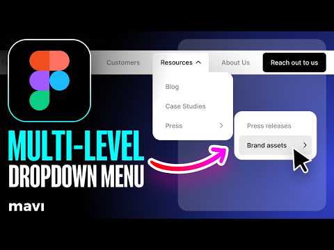 Видео: МНОГОУРОВНЕВОЕ ВЫПАДАЮЩЕЕ МЕНЮ (Серия «Веб-дизайн», выпуск 35 • #free #ux #ui #course)