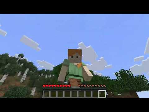 Видео: Ағаштың басына үй салдым 😱😱😱  Minecraft