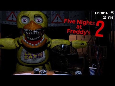 Видео: Почти прошёл эту адскую ночь! (five nights at freddy's 2) #4