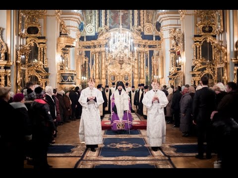 Видео: Крещение Господне 2016 / Baptism of the Lord 2016