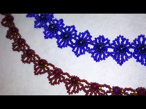 Видео: Beautiful necklace. МК по изготовлению колье