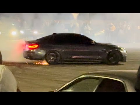 Видео: Ночной дрифт в Москве! МАСШТАБНАЯ СХОДКА!