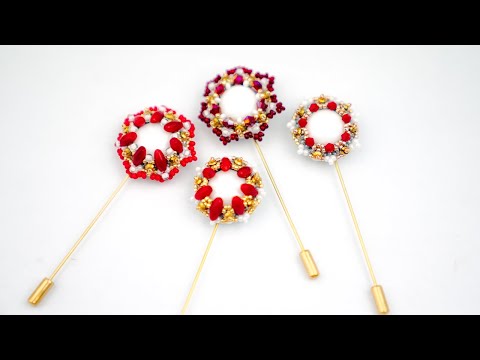 Видео: Брошь на булавке