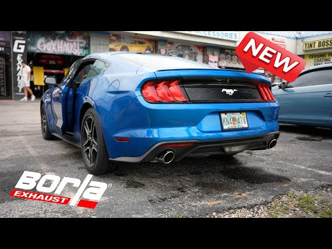 Видео: Что делает выхлопная система Borla с Ecoboost Mustang ***ВНИМАНИЕ***