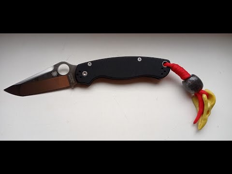 Видео: SPYDERCO PARA MILITARY 2 TANTO (Китайская версия для бедноты)