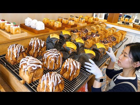Видео: Невероятно! Молодой пекарь продаёт 300 булок в день – Корейская уличная еда