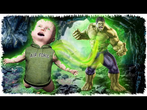 Видео: Кішкентай Джонни Халктың күшін тартып алды! (GTA V)