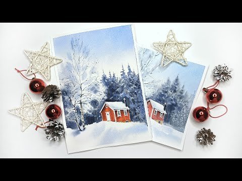 Видео: мастер-класс "Домик в лесу"