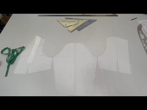 Видео: Рукав реглан из классической основы