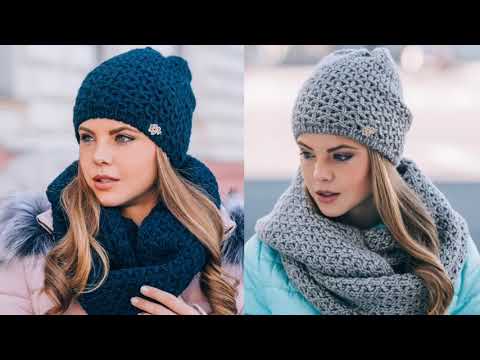 Видео: Красивый и простой узор для шапки и снуда.