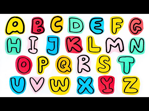 Видео: Буквы Английского Алфавита. Для детей.