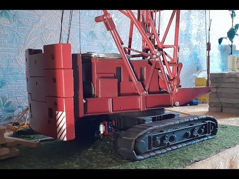 Видео: Завершил макет крана СКГ 631