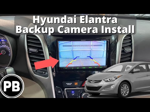 Видео: Установка камеры заднего вида на Hyundai Elantra 2011–2016 гг.